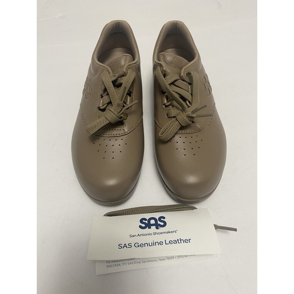 SAS Women Free Time Beige Oxford Tripad Comfort Walking Shoe Sz. US 8.5 M